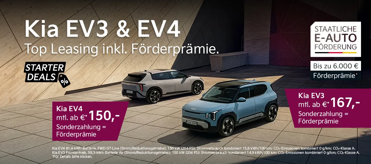 Kia E-Fahrzeug Förderprämie