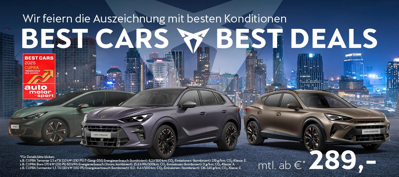 CUPRA Leasing Best Deals