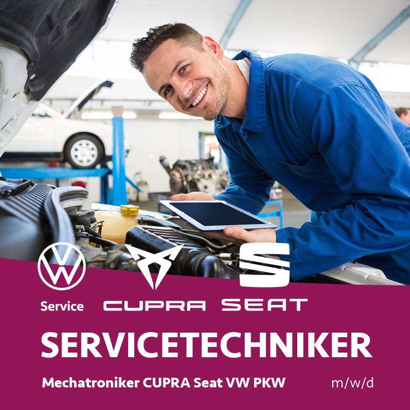 Stellenangebote Orth Automobile GmbH Gottlieb-Daimler-Straße 1 65614 Beselich Lagerist Servicetechniker Mechatroniker CUPRA Seat VW PKW