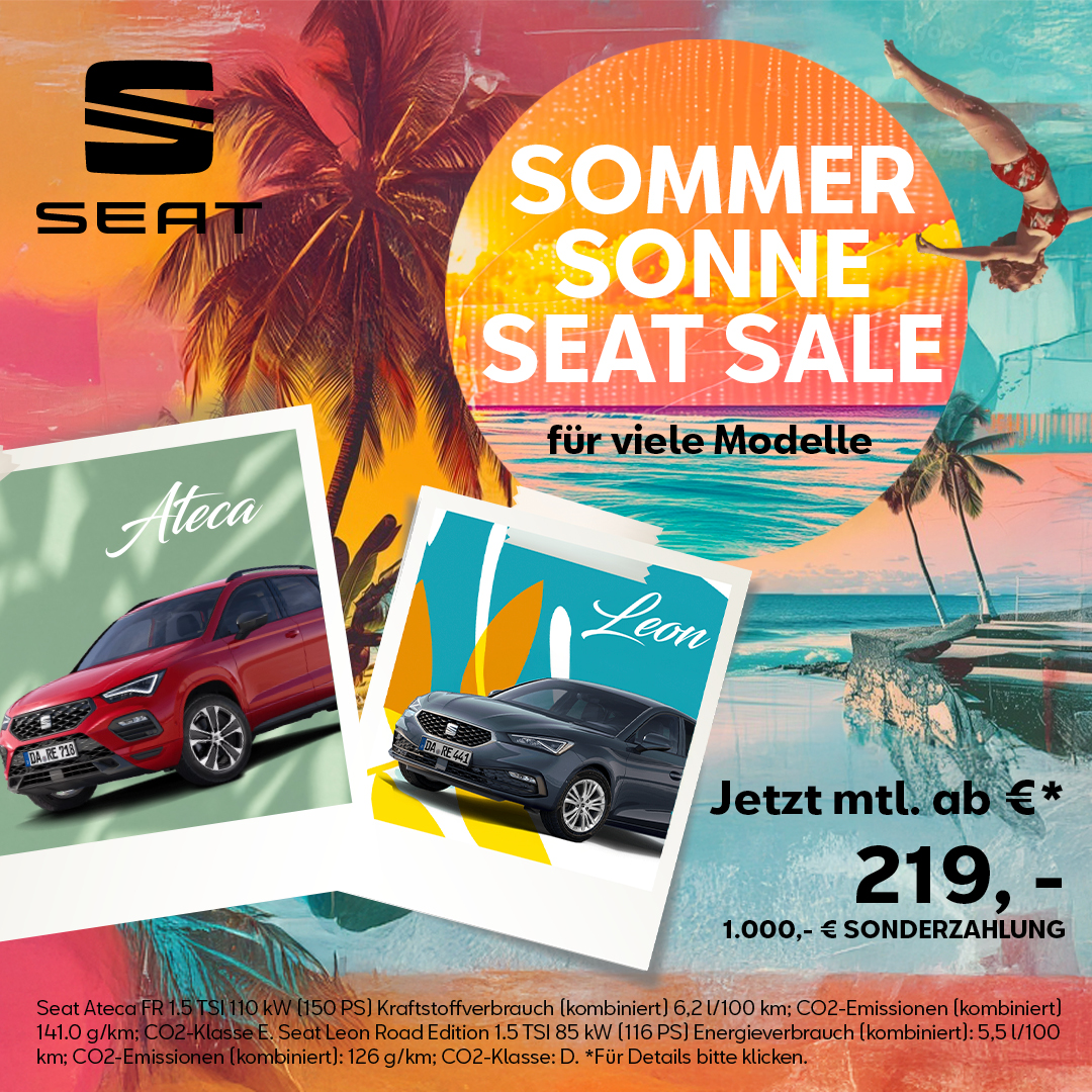 BEITRAG NEU Seat Summer Sale