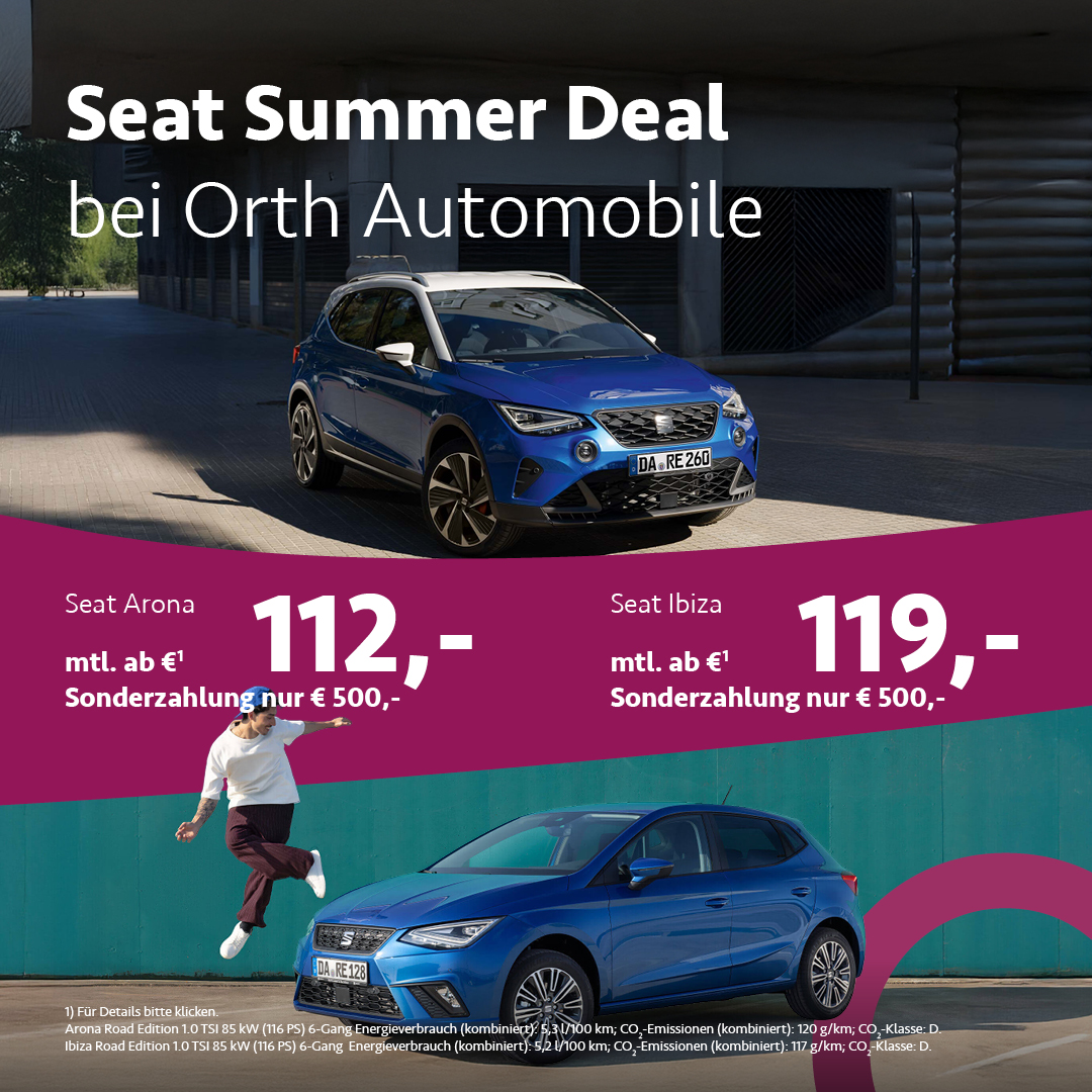 BEITRAG Seat Summer Deal Arona + Ibiza