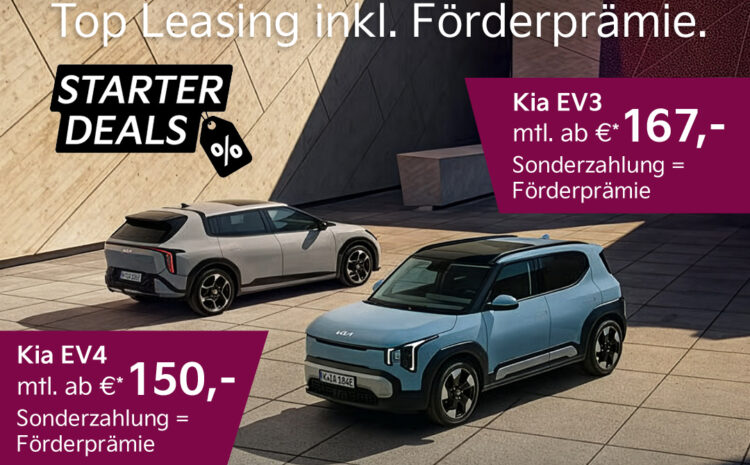  Kia EV3 & EV4 mit Förderprämie