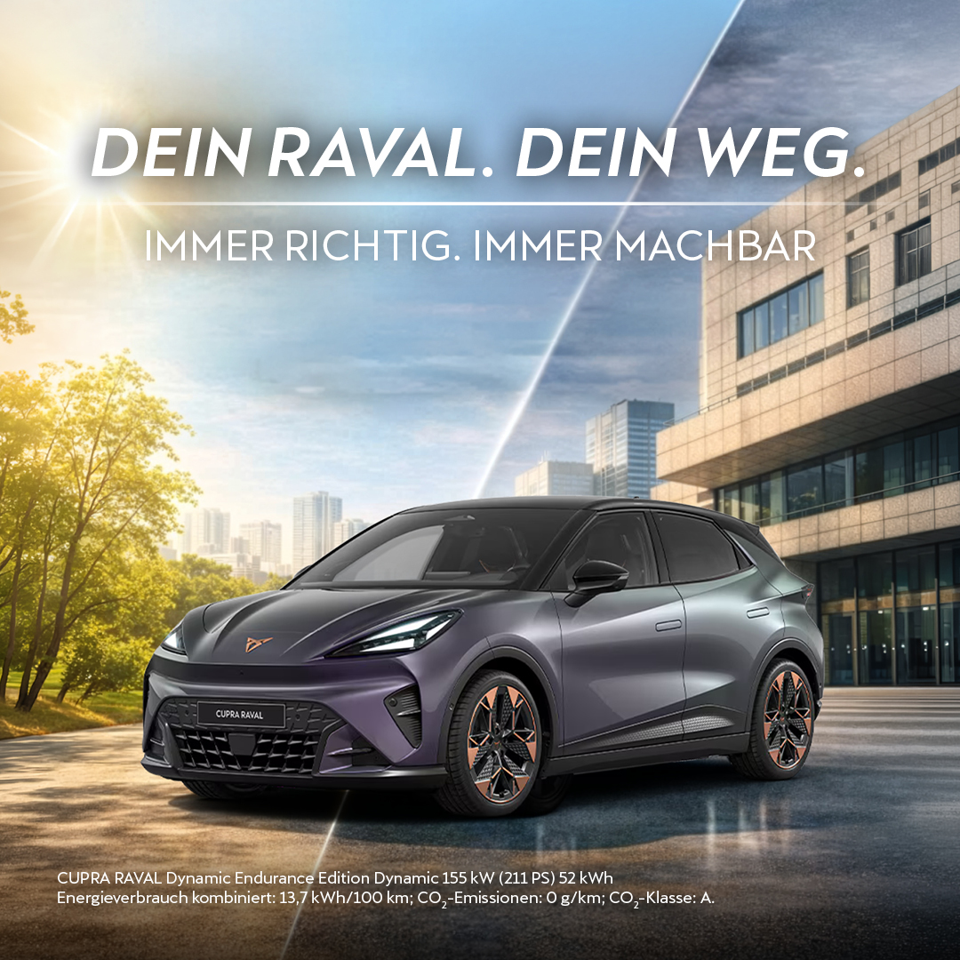 HEADER MOBILE Cupra Raval ab sofort